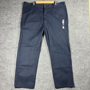 Wrangler Pants 42x30 Mens Blue Workwear Relaxed Tool Work Straight Leg